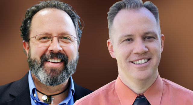 Dan Burke and Dr. Joseph Hollcraft